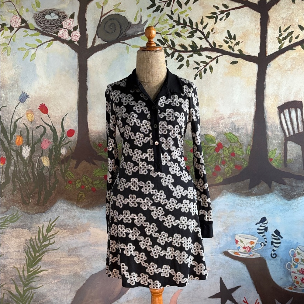 DVF silk knit tunic size 6.